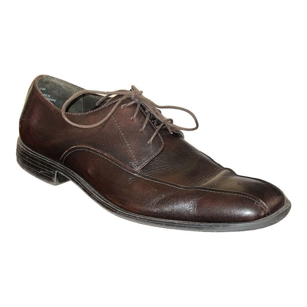 Stafford Signature Men's dress Shoes Size 81/2 M Braedon Dark Brown size 10.5